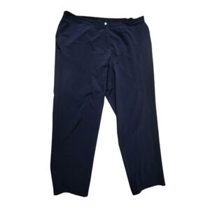Zenergy by Chico's Navy Stretch Travel Pants, Size 3 (16/18)